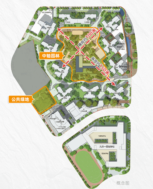 越秀天河和樾府规划图